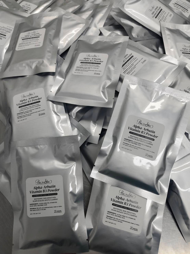 Whitening powder.