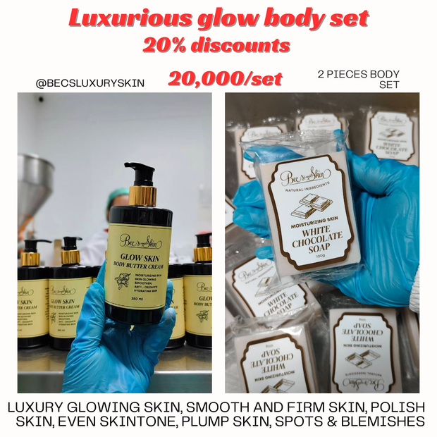 Luxurious glow body set