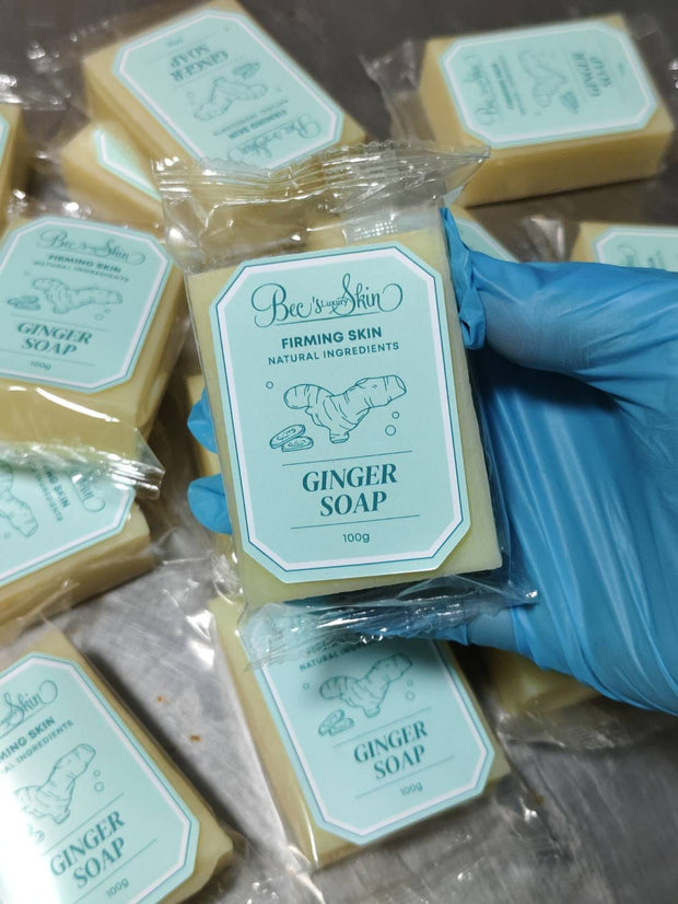 Brightening and skin firming acne soap